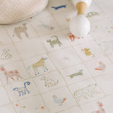 Organic Cotton Crib Sheet - Animal Shuffle