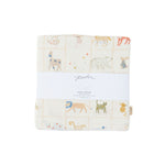 Organic Cotton Crib Sheet - Animal Shuffle