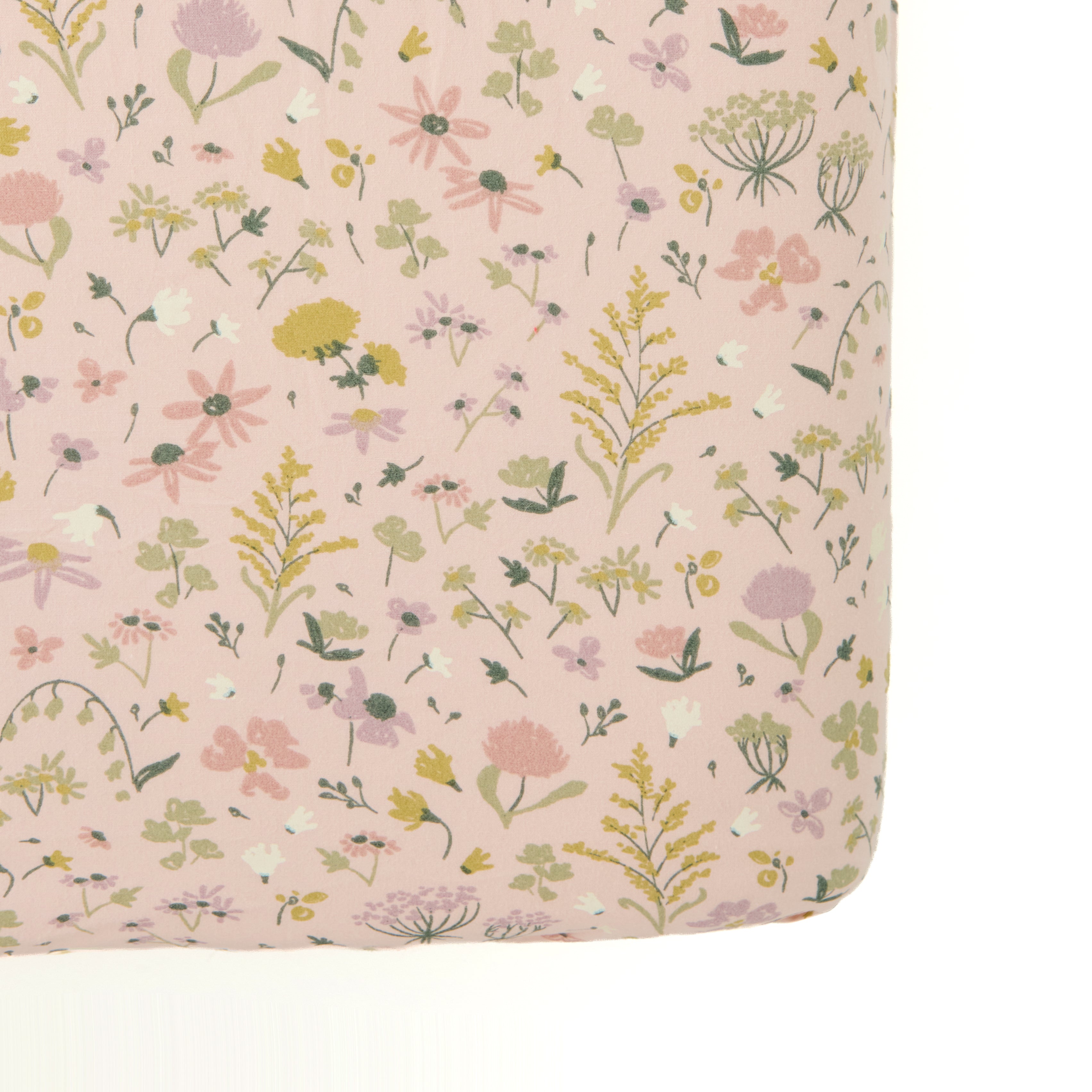 Crib Sheet - Wildflower- Up Close