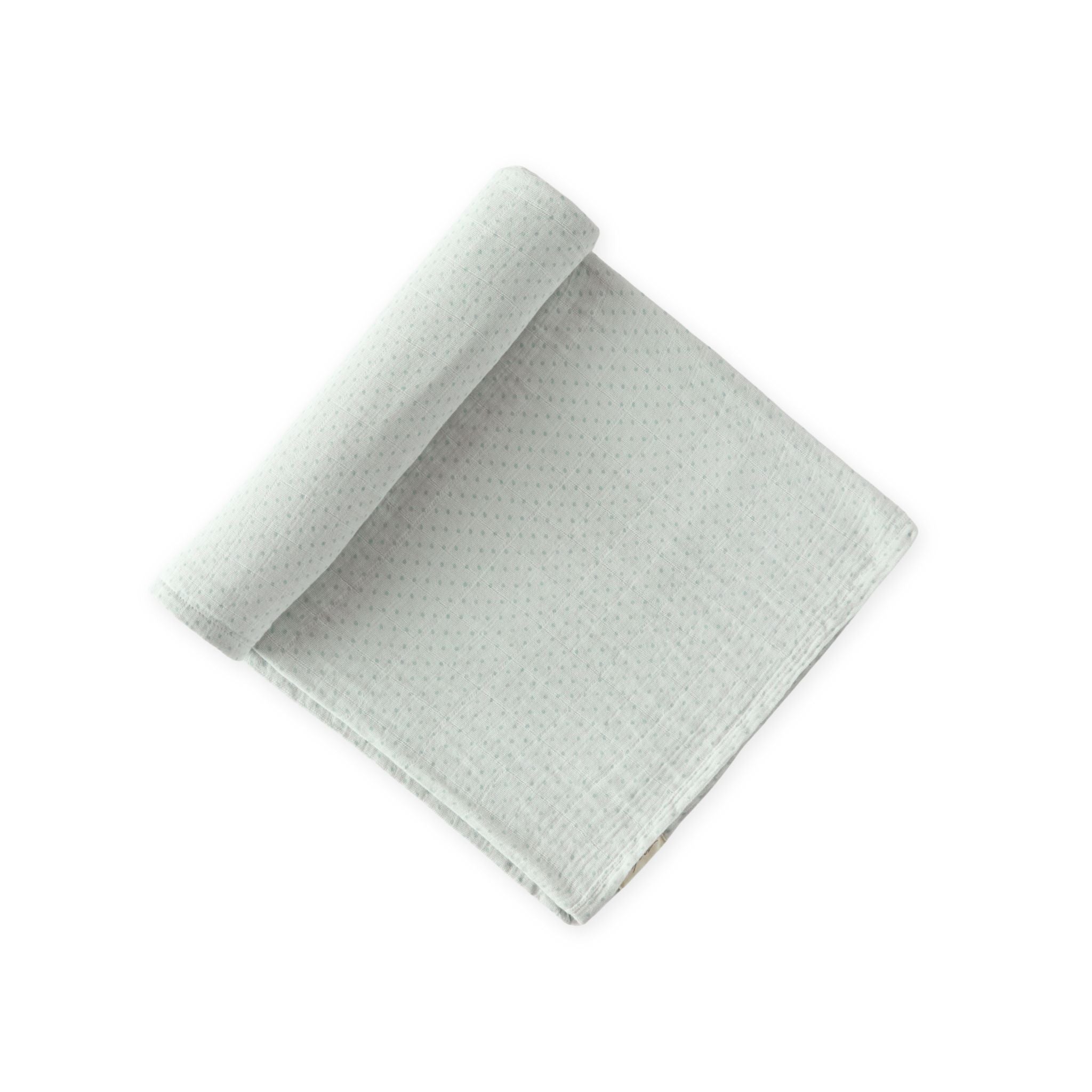 pin dot swaddle sea in blues pattern pehr 1