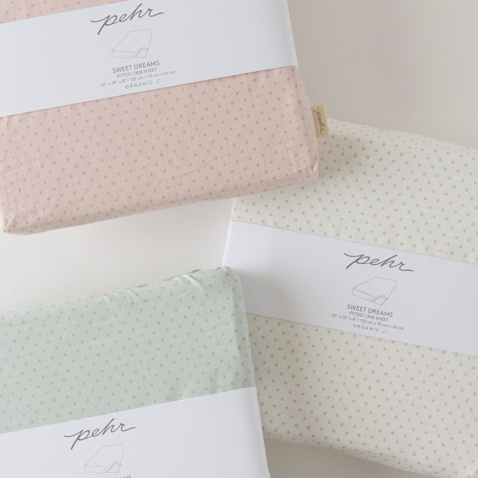 Pehr-Pin Dot Crib Sheet- Pin Dot Pebble-2