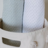 Pehr-Pin Dot Swaddle- Pin Dot Pebble-2