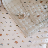 Quilted Chambray Blanket - Rush Hour