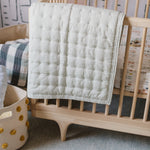 Quilted Chambray Blanket - Rush Hour