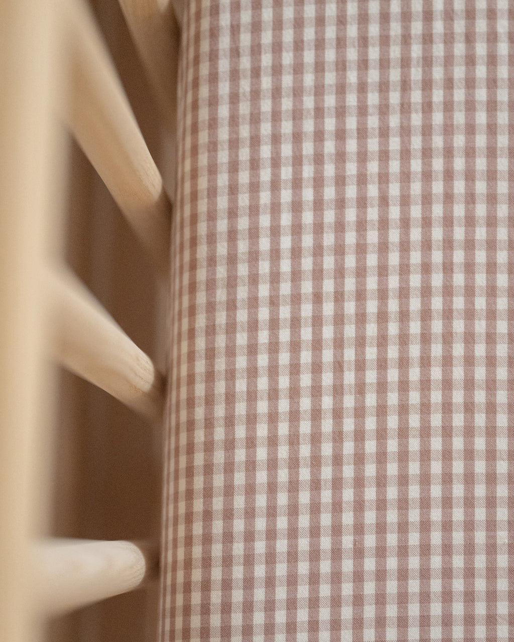 Pehr-Gingham Crib Sheet-Thistle-2