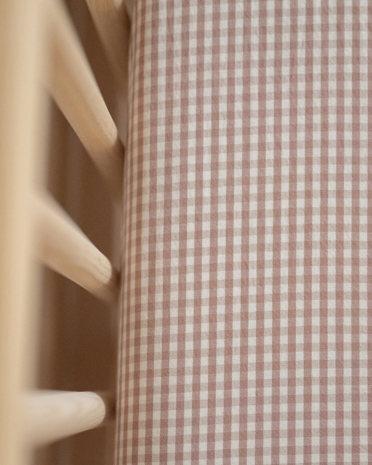 Pehr-Gingham Crib Sheet-Thistle-2