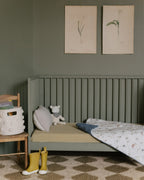 Pehr-Gingham Crib Sheet-Dijon-4