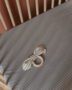 Pehr-Gingham Crib Sheet-Indigo-2