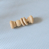Pehr-Seersucker Crib Sheet-Marine Blue-2