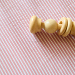 Pehr-Seersucker Crib Sheet-Anchor Red-2