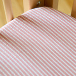 Pehr-Seersucker Crib Sheet-Anchor Red-5