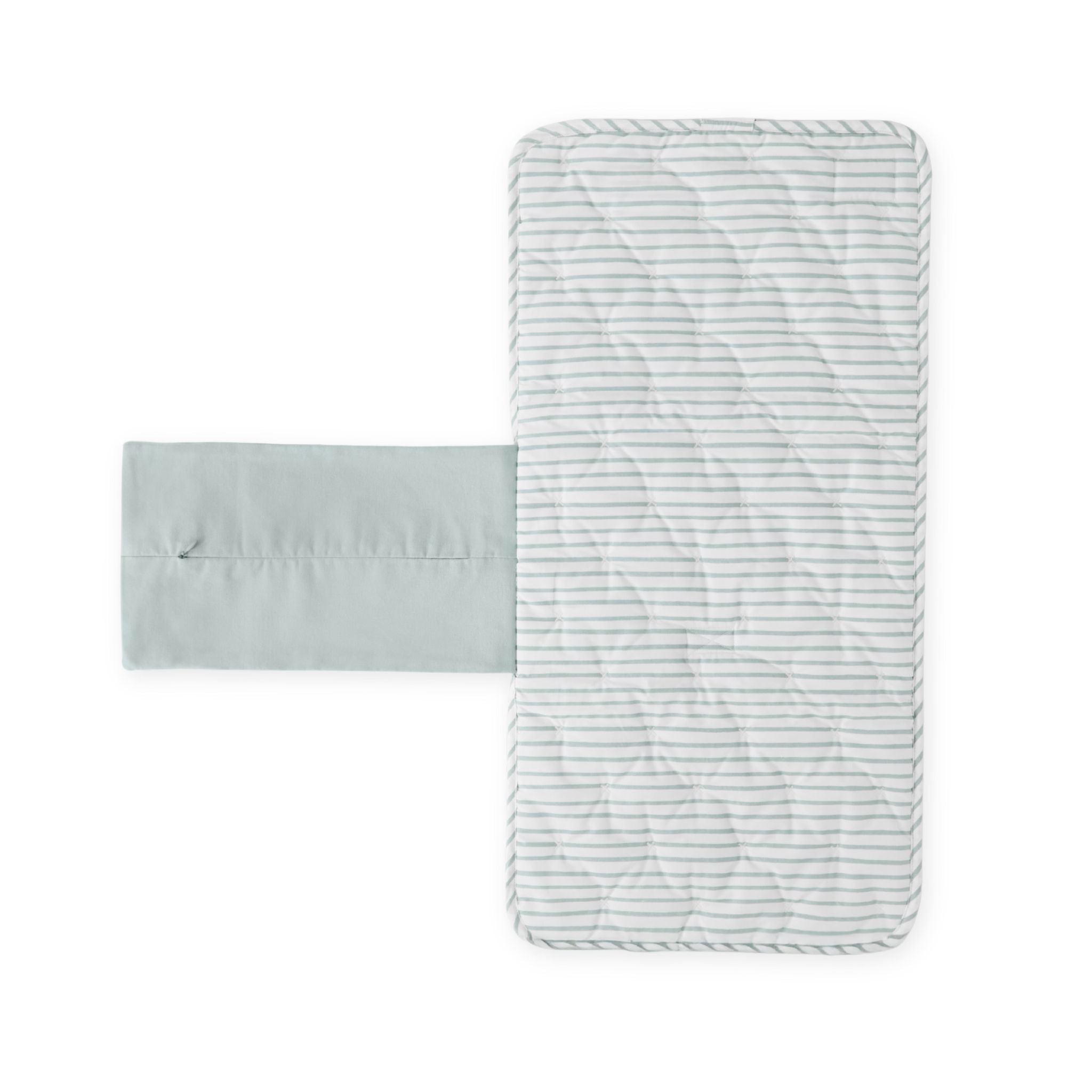 Pehr-Striped On the Go Portable Changing Pad-Stripes Away Deep Sea-2