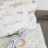 Pehr-Striped On the Go Portable Changing Pad-Stripes Away Deep Sea-4