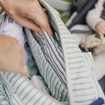 Pehr-Striped On the Go Portable Changing Pad-Stripes Away Ink Blue-4