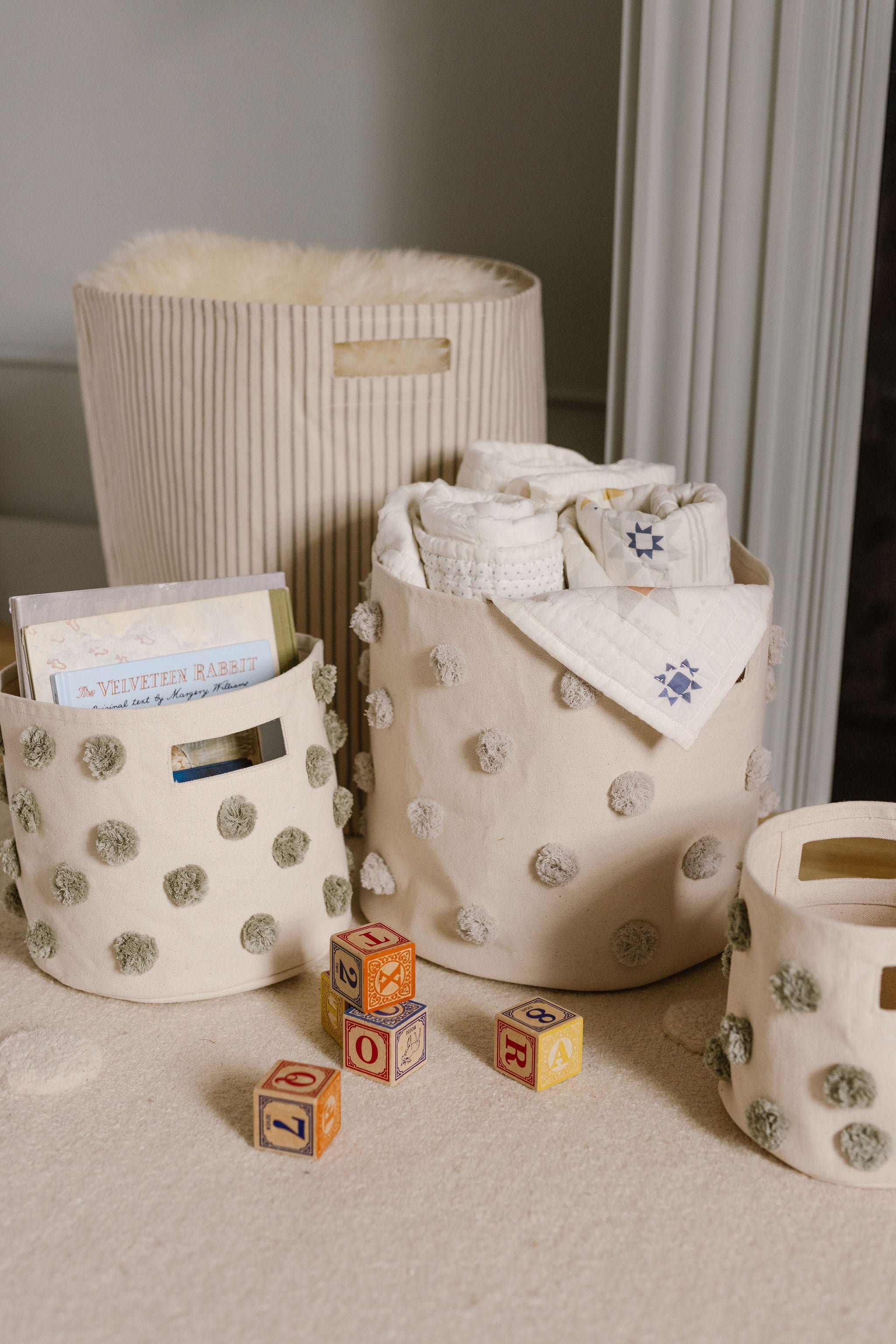 Pehr-Pom Pom Basket- Bin-Grey-2
