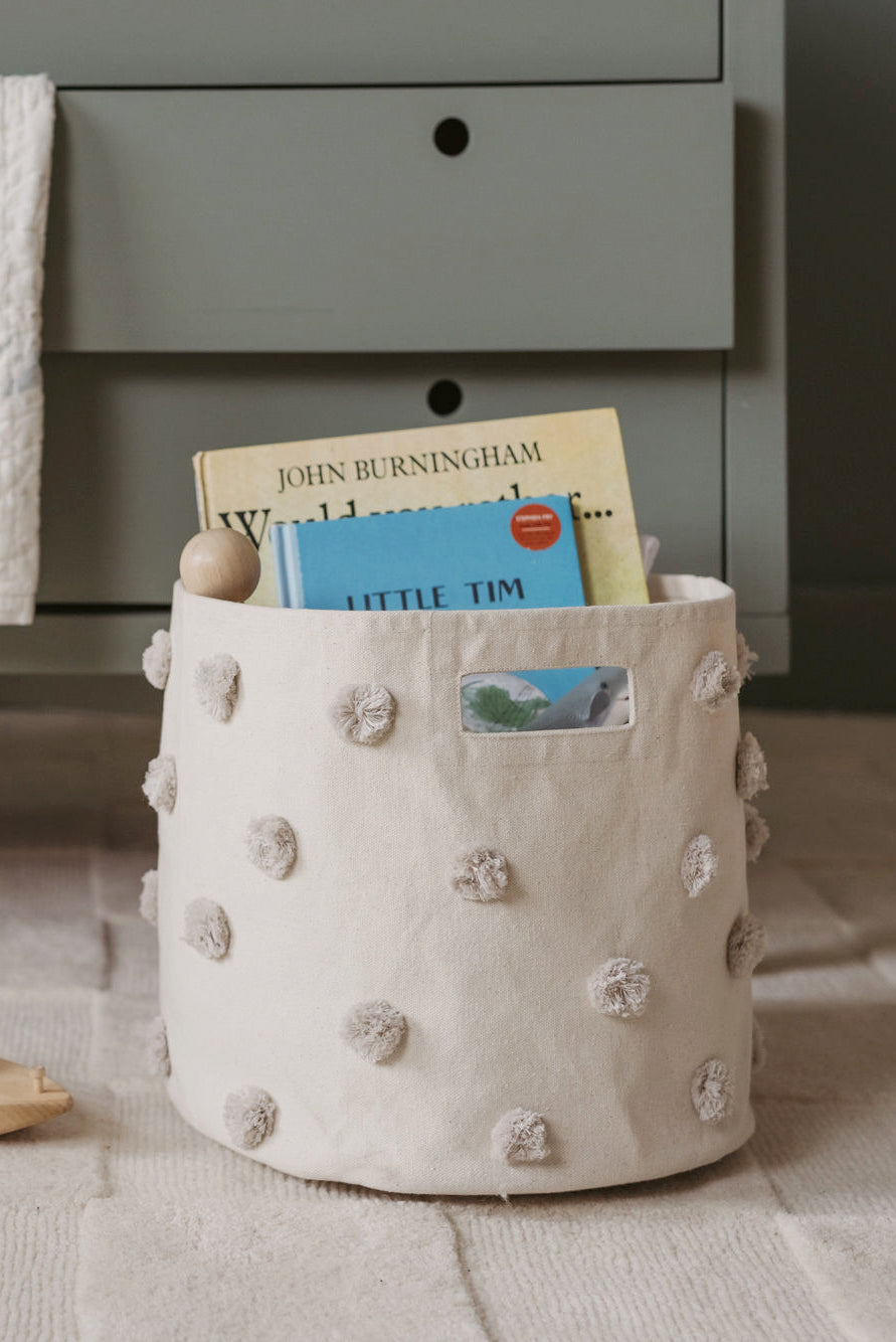 Pehr-Pom Pom Basket- Bin-Grey-4