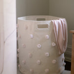 Pehr-Pom Pom Basket - Hamper-Blush-2
