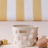 Pom Pom Basket - Mini Mini Pehr Blush-3