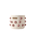 pom basket mini rose pink in pinks pattern