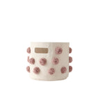 pom basket mini rose pink in pinks pattern