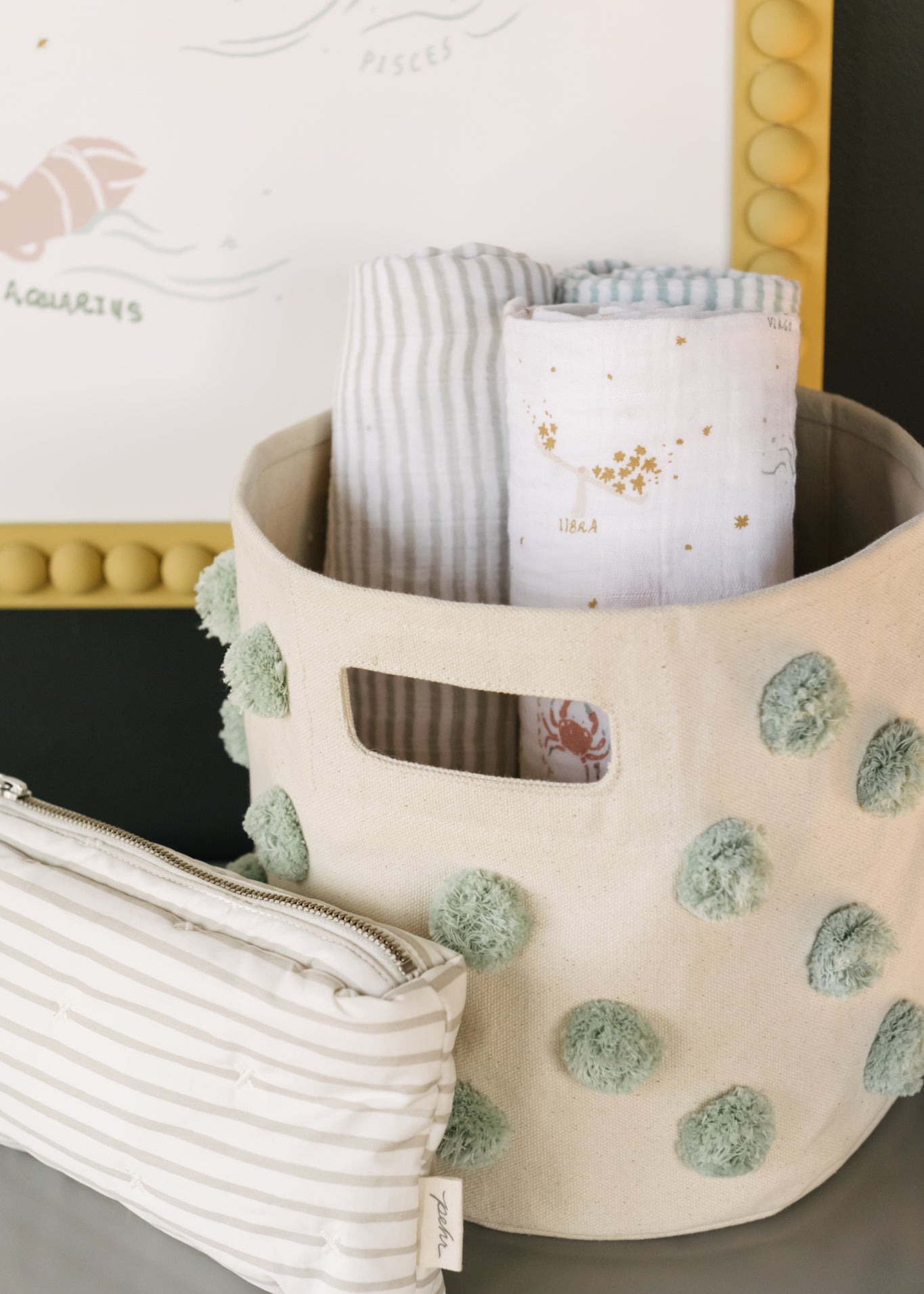 Pehr- Pom Pom Basket Pint- Sea -2