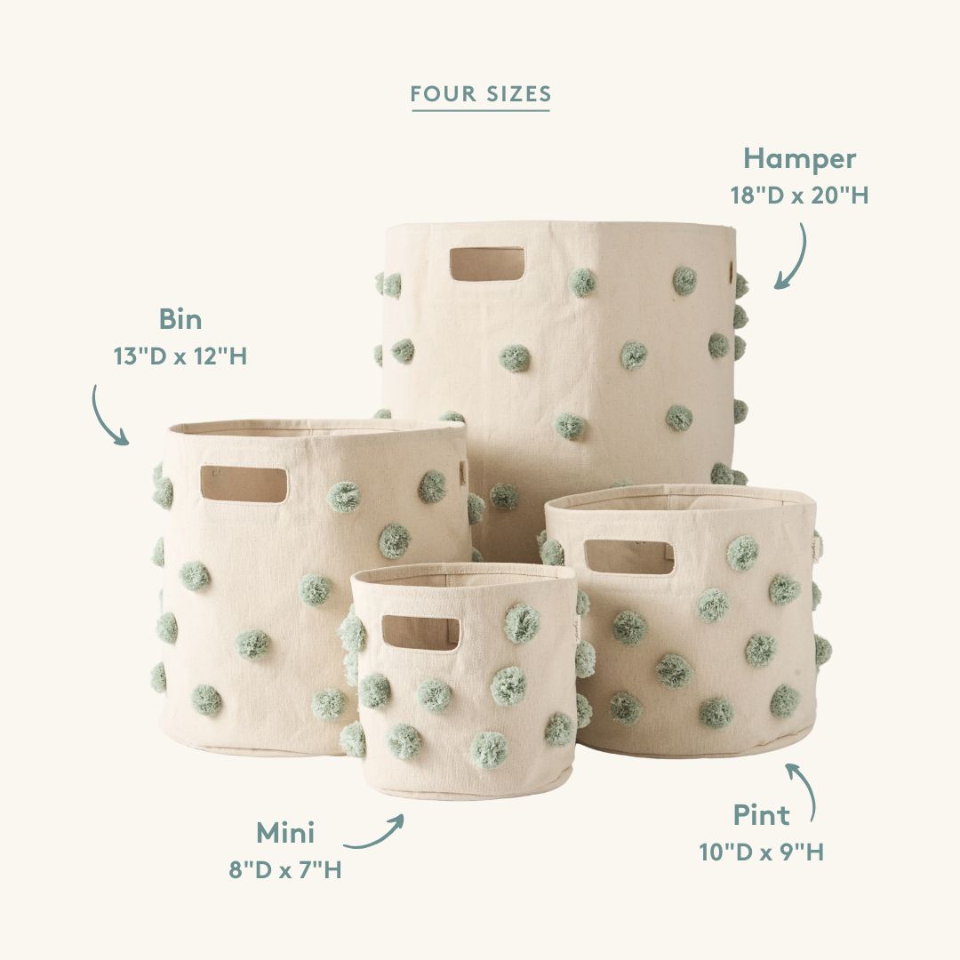 Pehr- Pom Pom Basket Pint- Sea -5