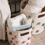 Pom Pom Basket Pint - Rose Pink
