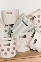 pom basket pint rose pink
