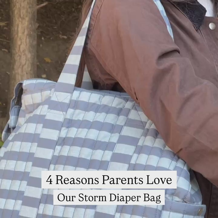 Pehr-Convertible Diaper Bag-Indigo Stripe-11