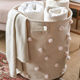 pom hamper sage w/ring