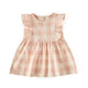 Checkmate Flutter Dress Dress Pehr Checkmate Shell Pink 6 - 12 mos. 