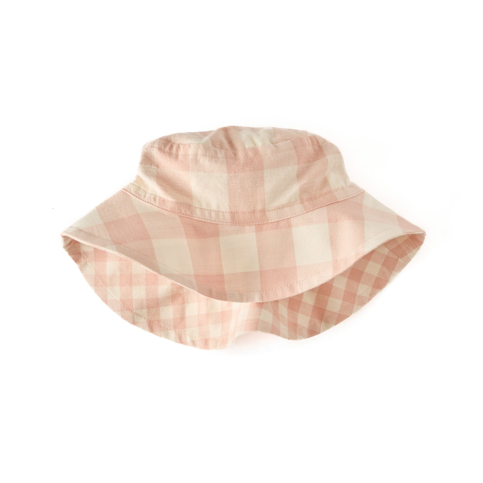 Reversible Bucket Hat Hat Pehr Checkmate Shell Pink 4 - 6 T 
