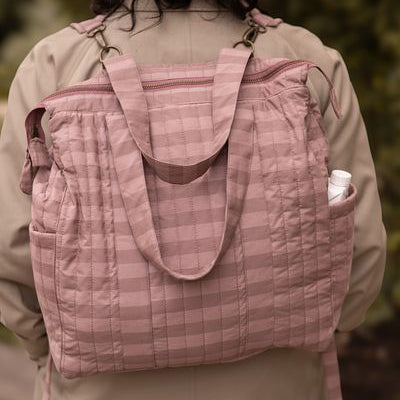 Pehr-Convertible Diaper Bag-Thistle Stripe-5