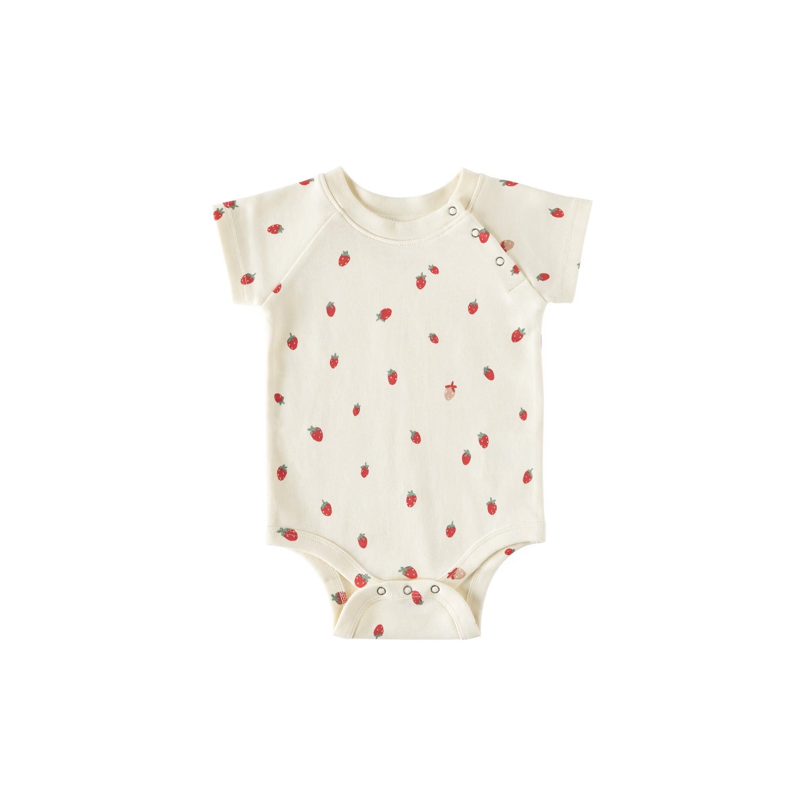 Snap One-Piece One-Piece Pehr Strawberry Patch 0 - 3 mos. 