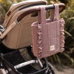 Pehr-Bucket Stroller Organizer Set-Mulberry-2