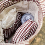 Pehr-Bucket Stroller Organizer Set-Mulberry-5