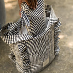 Pehr-Bucket Stroller Organizer Set-Gingham Indigo-5