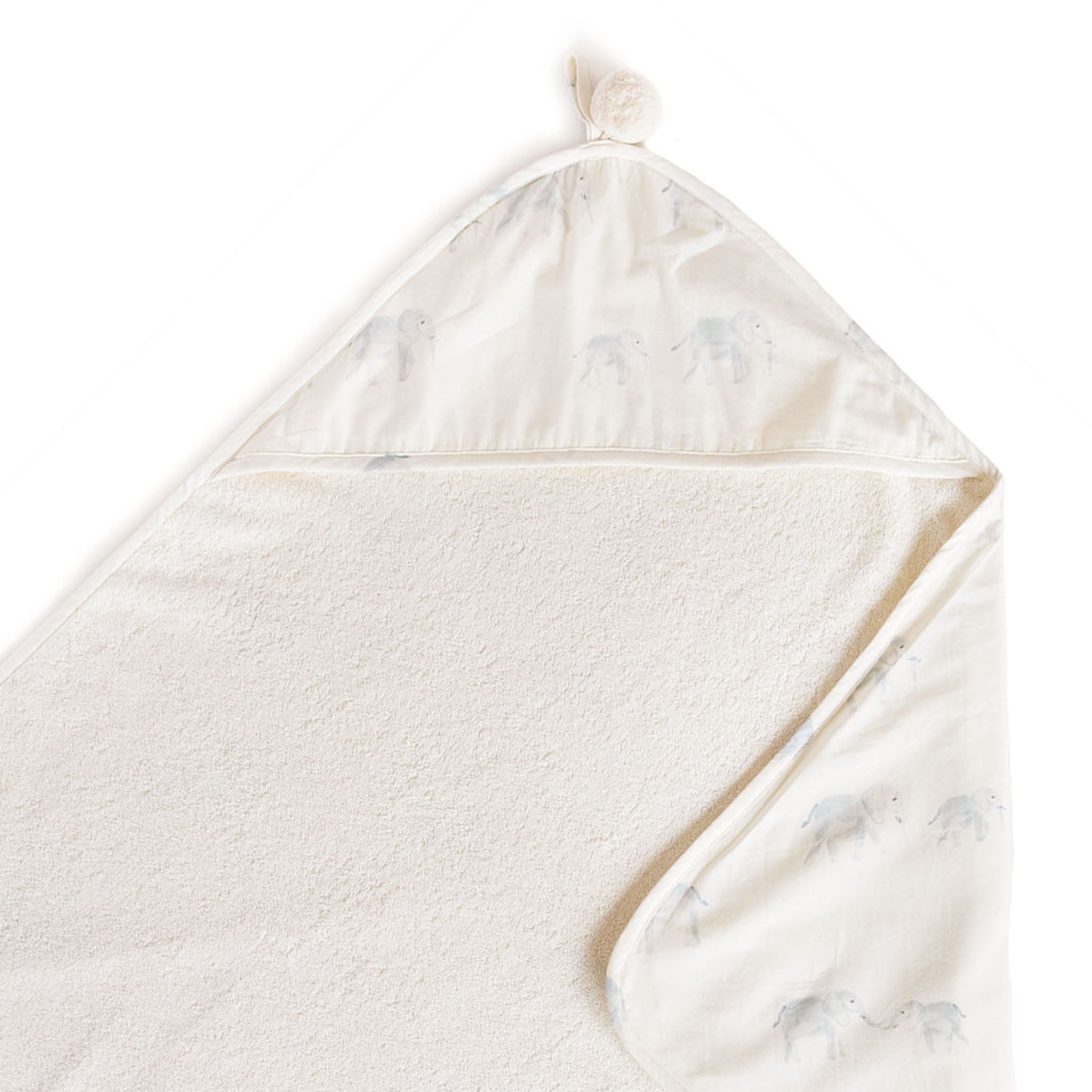 Pehr-Follow Me Hooded Towel-Follow Me Elephant-1