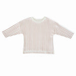 Pehr-Dropped Shoulder Long Sleeve Toddler Top-Stripes Away Peony-1