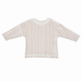 Pehr-Dropped Shoulder Long Sleeve Toddler Top-Stripes Away Peony-1