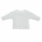 Pehr-Dropped Shoulder Long Sleeve Toddler Top-Stripes Away Sea-1