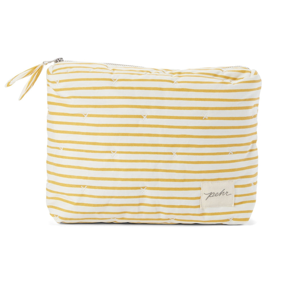 On The Go Pouch Pouch Pehr Stripes Away Marigold Medium 