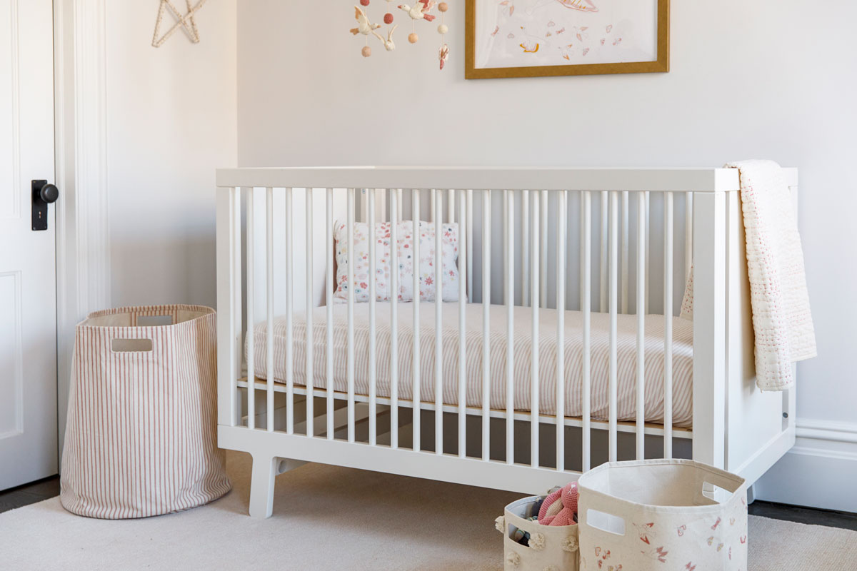 Striped 2025 crib bedding