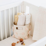 Pehr-Striped Swaddle-Stripes Away Petal-3