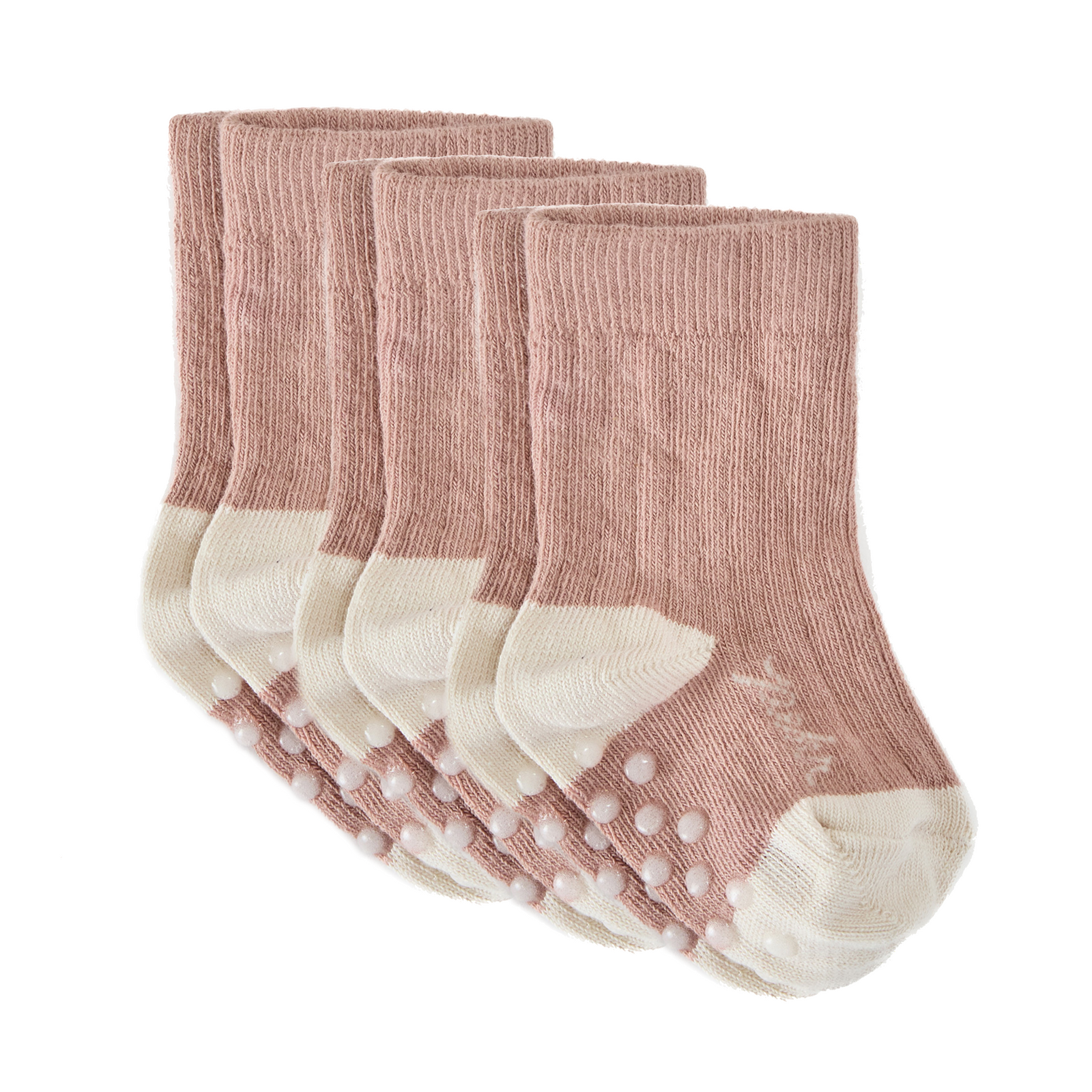 Crew Socks with Grips 3 - Pack 3-Piece Set Pehr Blossom Set 0 - 6 mos. 