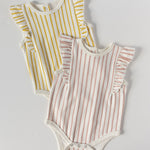 Pehr-Sleeveless Ruffle One-Piece-Stripes Away Marigold-5
