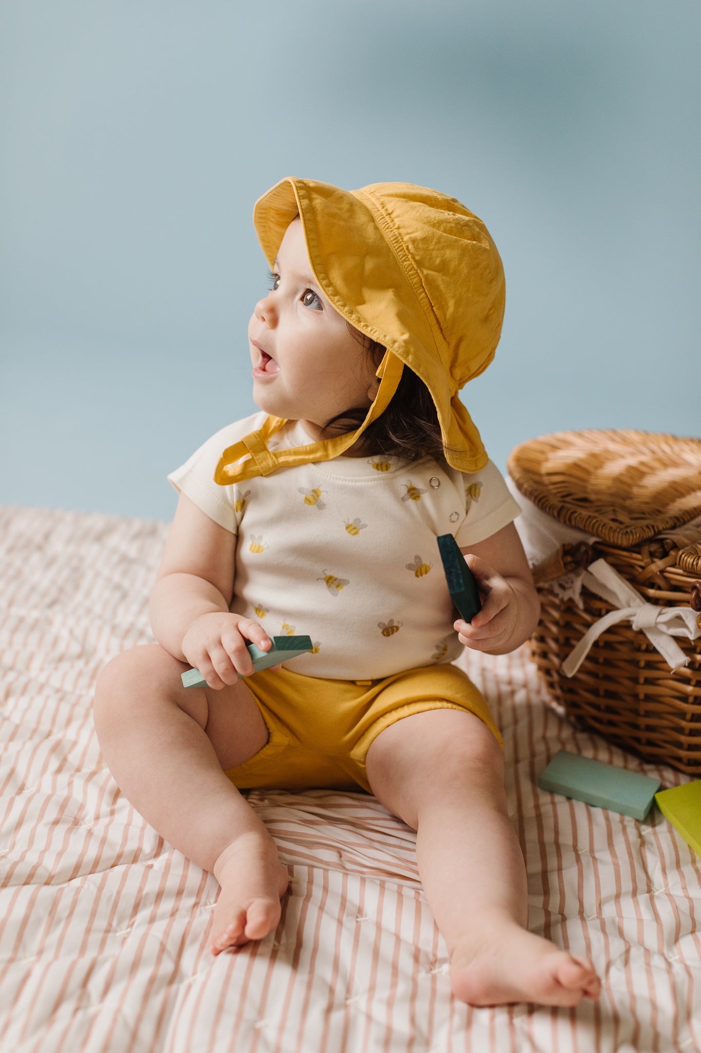 Pehr-Garment Dye Bloomer Short-Soft Marigold-3