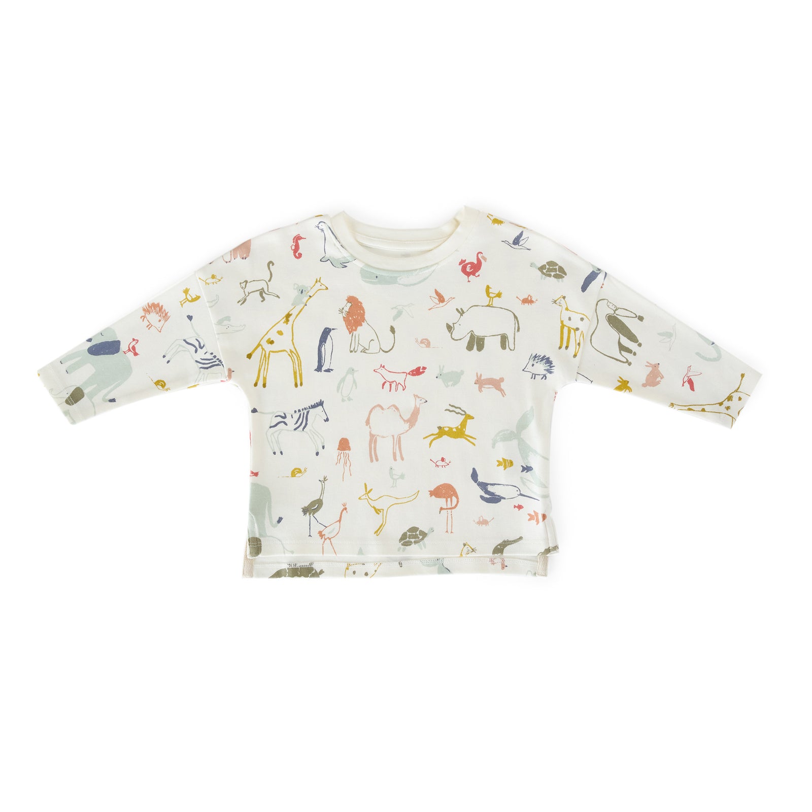 Dropped Shoulder Long Sleeve Top Pehr Into The Wild 18 - 24 mos. 