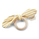Striped On The Go Teether Teether Pehr Stripes Away Marigold  