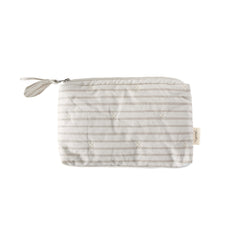 Pehr-On The Go Mini Pouch-Stripes Away Pebble Grey Mini-1